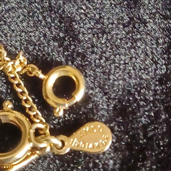 1/20 14K Gold Filled Vintage Green Gemstone Link Bracelet - Picture 3 of 6